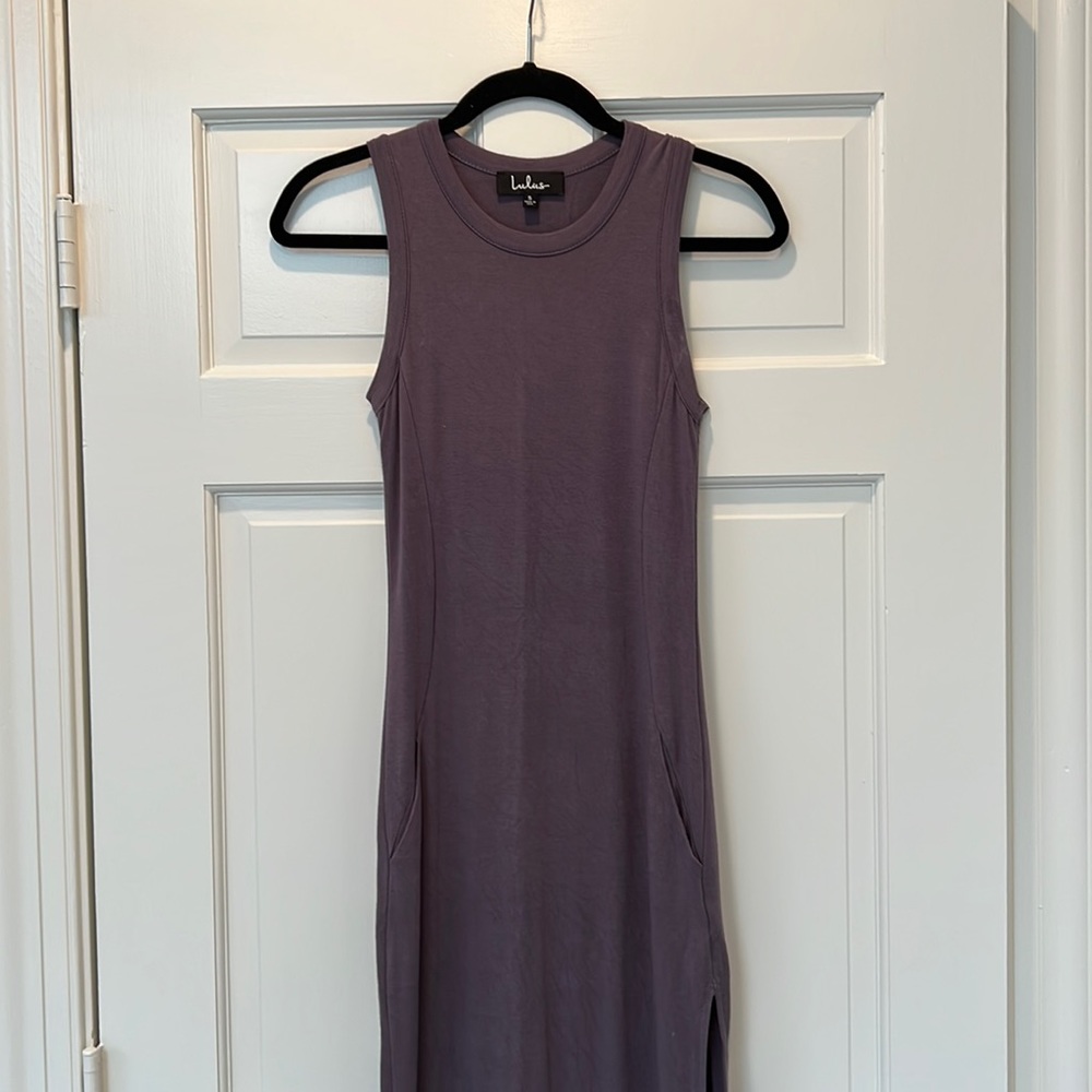 Lulus purple maxi dress. Size S.